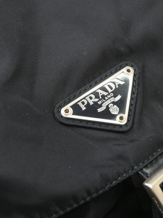 Prada Black Nylon Backpack 58 NQ08215